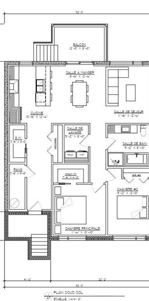 4 1/2 à louer demi sous-sol à Farnham - Photo 1