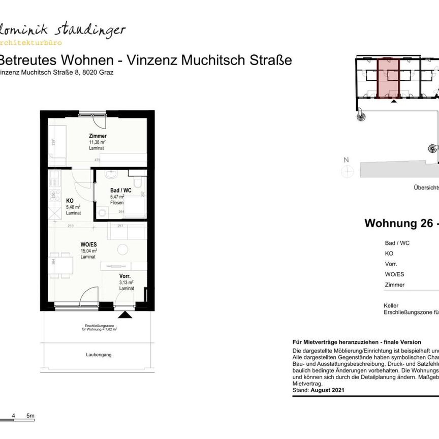 Geförderte Mietwohnung: Vinzenz - Muchitsch - Straße, Top26 - Foto 2