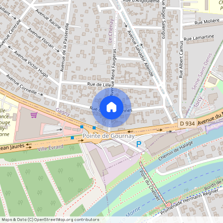 Rue de Valenciennes, Francja, Gagny