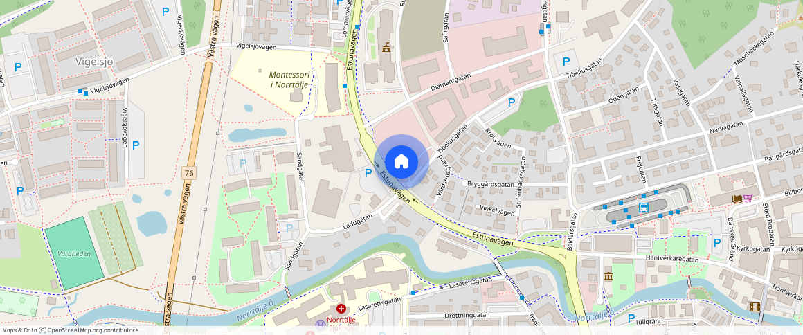 Fågelsången, Norrtälje, Stockholm, Tibeliusgatan 1B