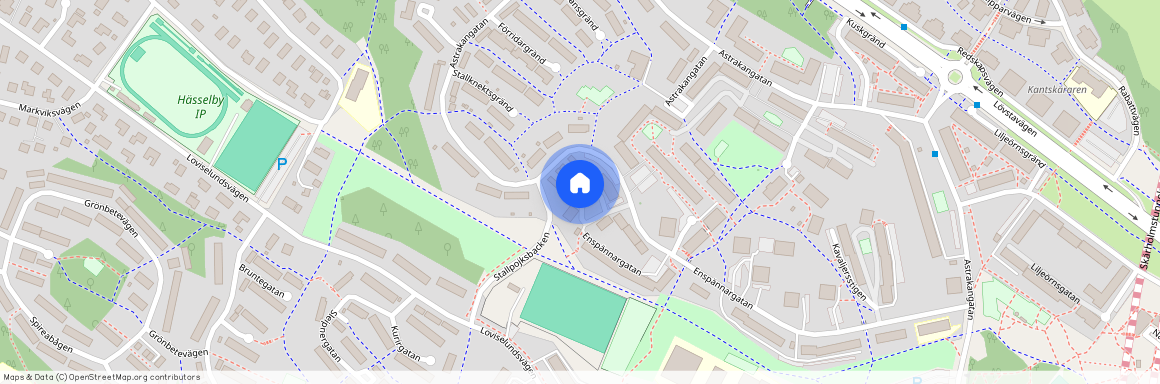 Enspännargatan 61, Gård