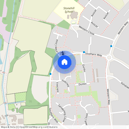 Fieldfare, Letchworth Garden City