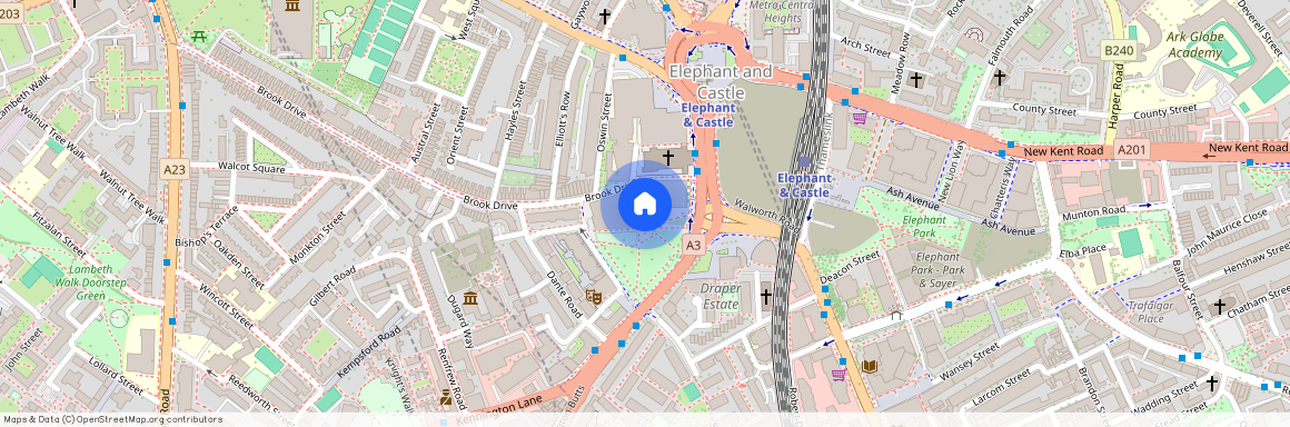 St Gabriel Walk, Elephant and Castle, SE1