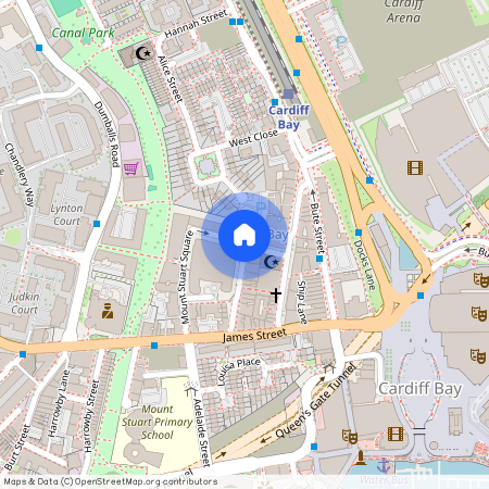 St James Mansions, Mount Stuart Square, Cardiff Bay