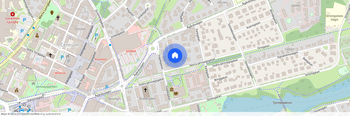 Hjortsberg, Ljungby, Kronoberg, Norra Järnvägsgatan 7 B