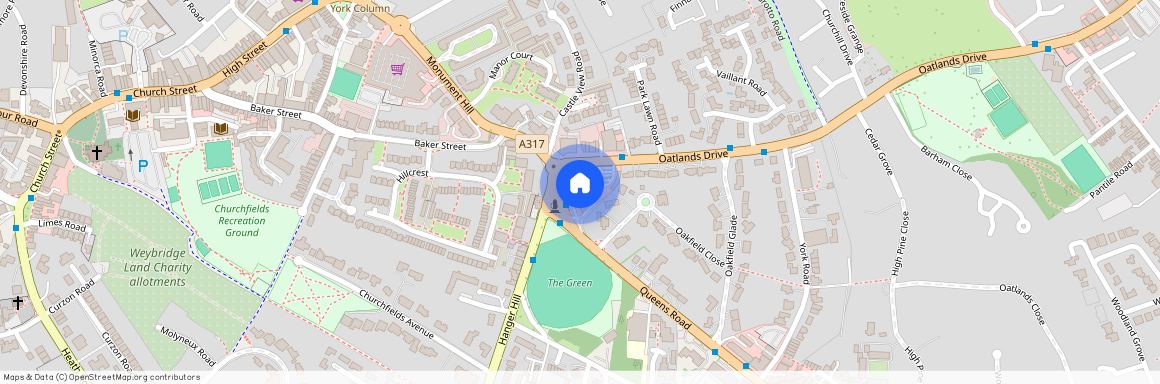 KT1, Weybridge