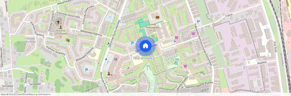 ul. Stefana Starzyńskiego, Baranówka, Rzeszów, podkarpackie