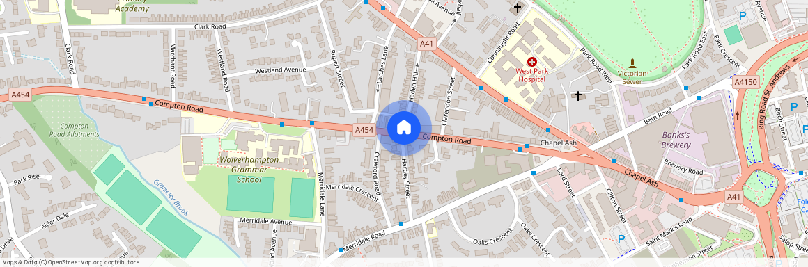 Haden Hill, Compton, Wolverhampton, WV3