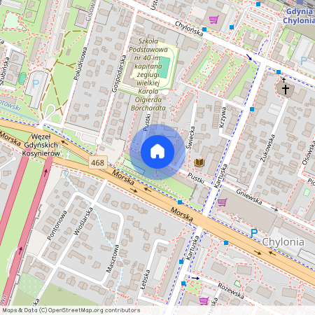 ul. Kalinowa, Pustki Cisowskie, Gdynia, pomorskie