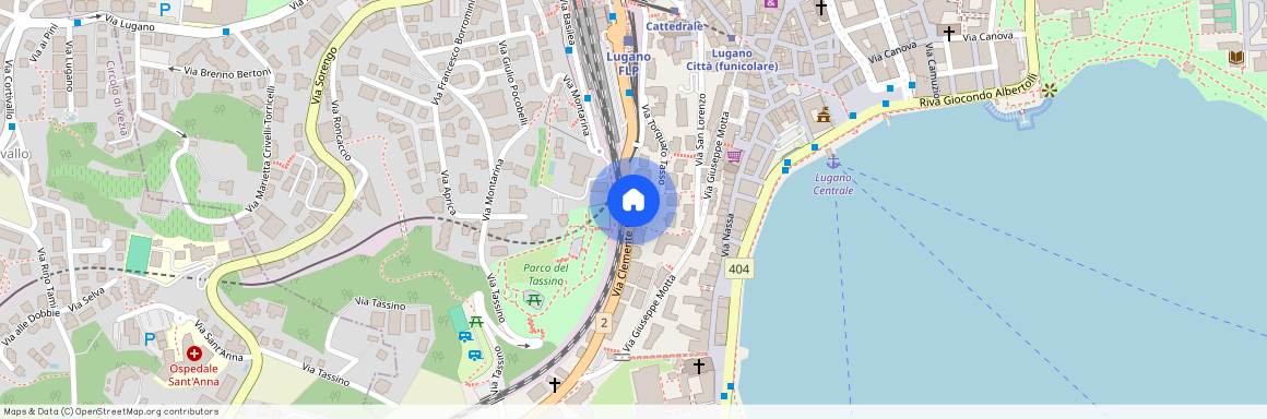 Via Clemente Maraini 1, 6900 Lugano, Svizzera