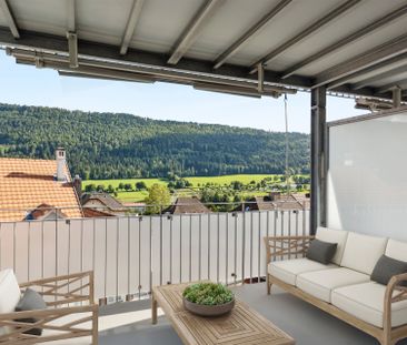 Magnifique appartement rénové de 3 pièces à louer avec terrasse et ... - Foto 3