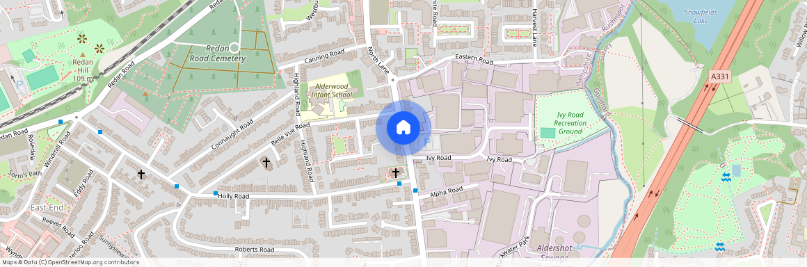 North Lane, Aldershot, Hampshire, GU12