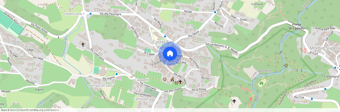 6874, Castel San Pietro, Via Nevell, 2