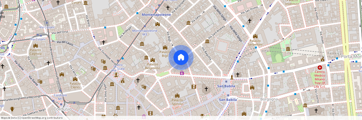 Milano, QUADRILATERO, Via Verri