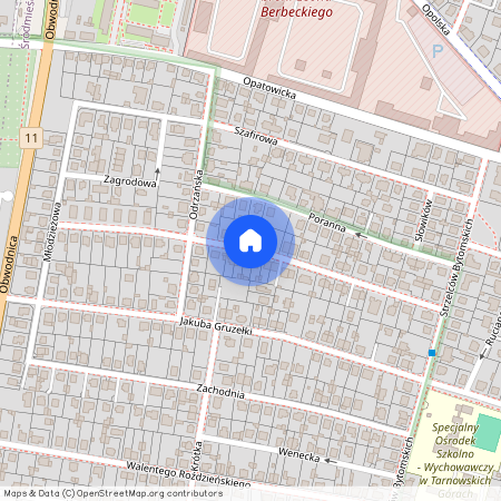 ul. Radosna, Tarnowskie Góry, tarnogórski, śląskie