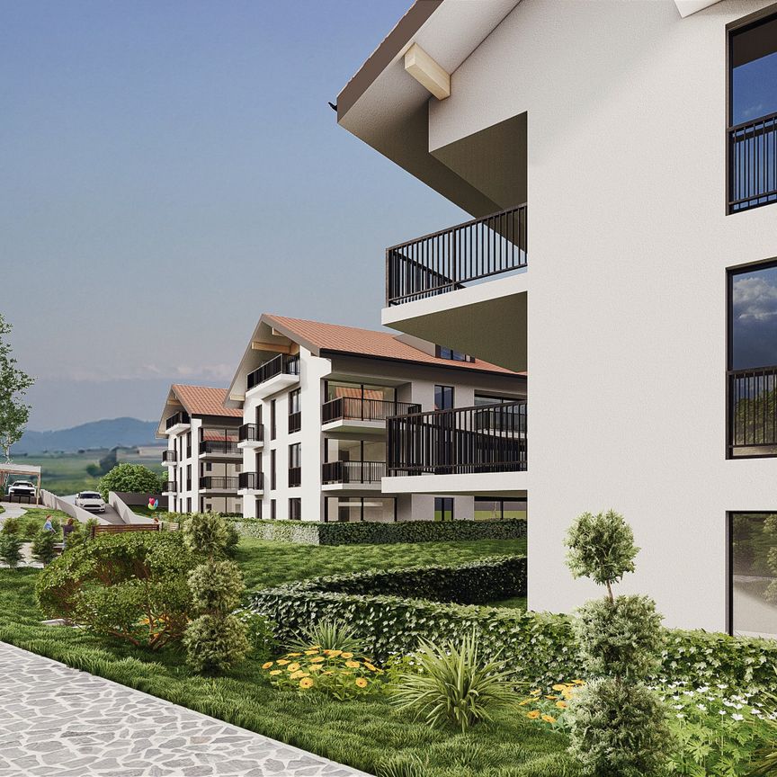 Luxueux 3.5 mansardé avec grande baie vitrée sur balcon protégé - Foto 1