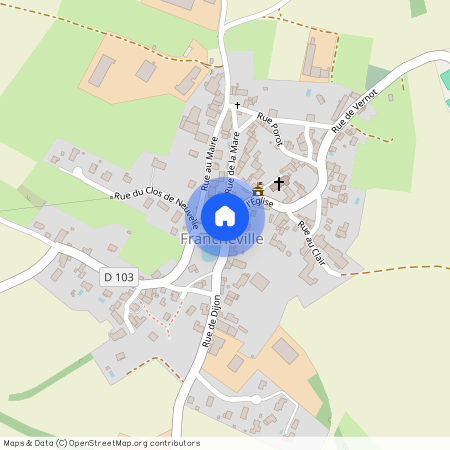 Francheville, Secteur 24km Dijon Nord Ouest