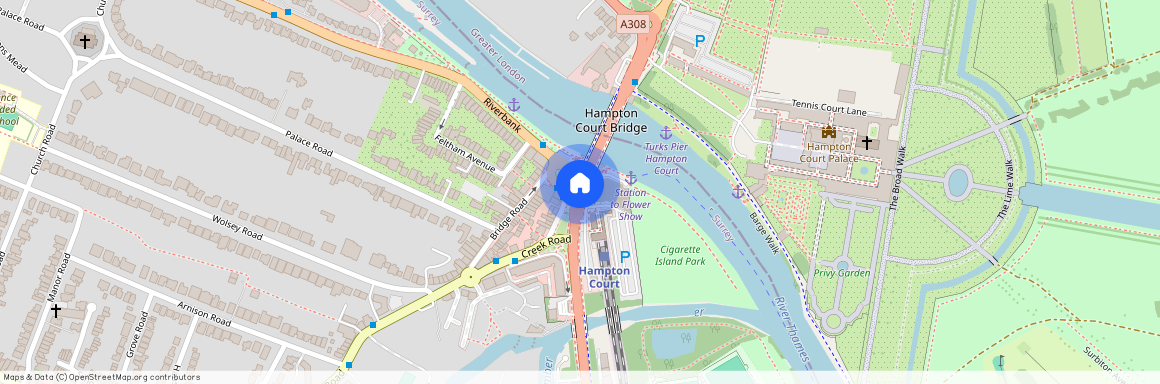 Bridge Road, Hampton Court, East Molesey, KT8