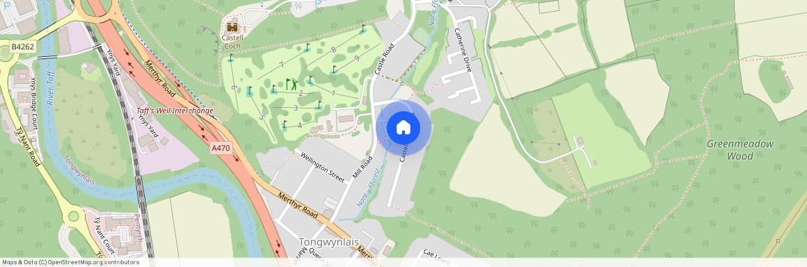 Castell Coch View, Tongwynlais, Cardiff, CF15