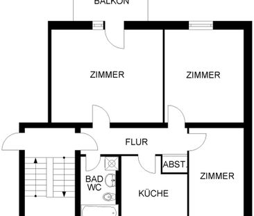 3 1/2 Zimmer mit BALKON/ Haspe-Zentrum - Foto 5