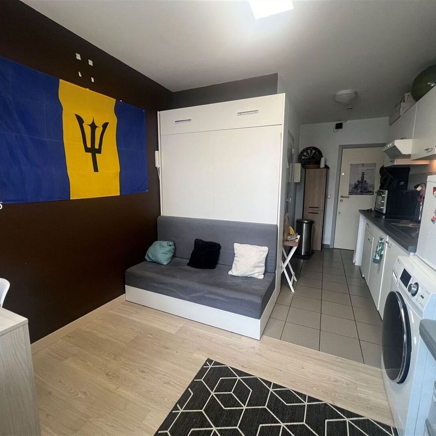 Studentenstudio (20 m²) met eigen keuken en badkamer op de studentenlocatie op TOPlocatie in Antwerpen. - Photo 1