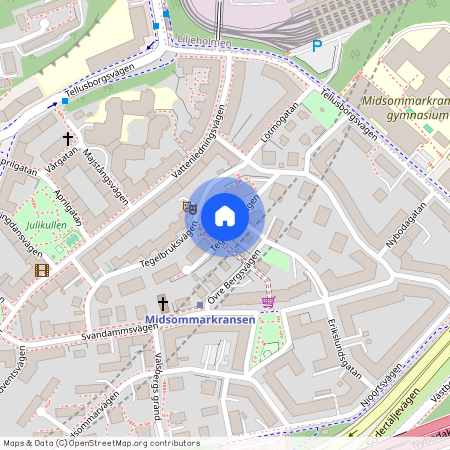 Midsommarkransen, Stockholm, Tegelbruksvägen 21