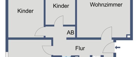 Helle 4 Zimmer-Wohnung mit Balkon - Photo 1