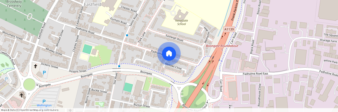 Padholme Road, Peterborough, Cambridgeshire, PE1