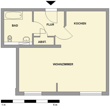 Geräumige Singlewohnung mit guter Verkehrsanbindung - Foto 2