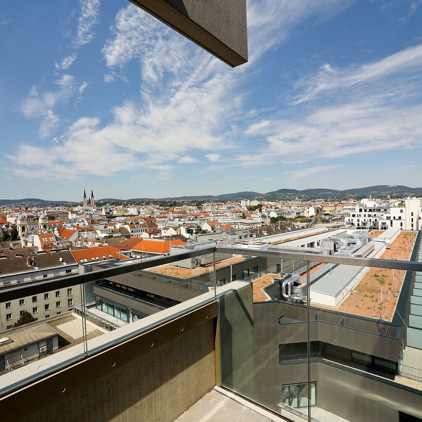 Neubauprojekt JOSEPH/Turm: Hochwertige 3-Zimmer-Wohnung mit Außenfläche - in 1090 Wien zu mieten - Foto 1