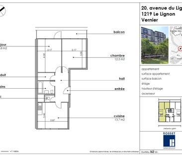 Appartement de 3 pièces - Foto 2