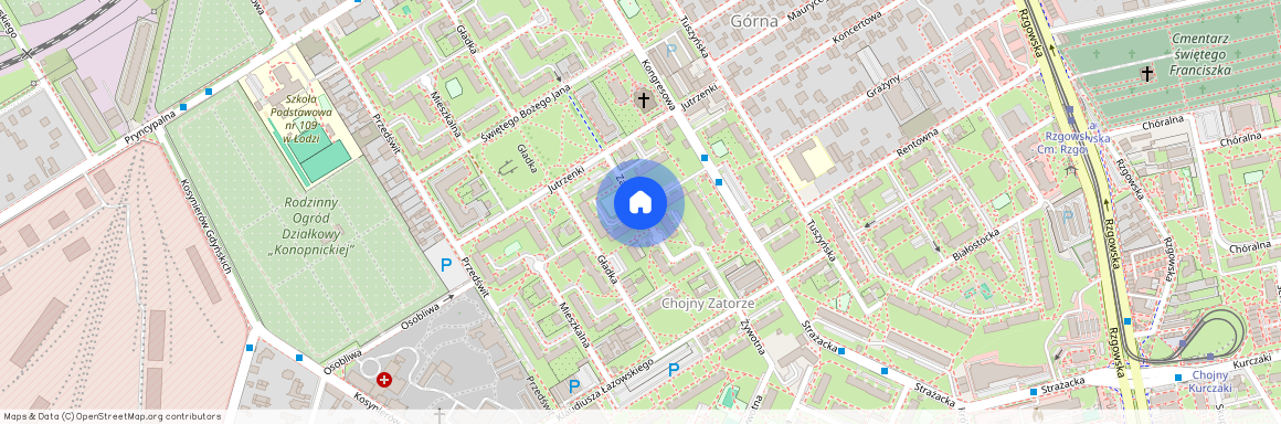 ul. Zagraniczna, Stare Chojny, Górna, Łódź, łódzkie