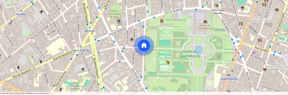 Rue de Fleurus et Rue de Guynemer 75006 Paris (6e arrondissement)