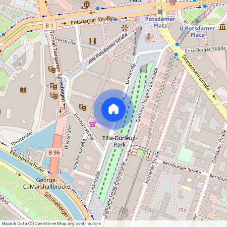 Linkstraße 6, Berlin. Germany