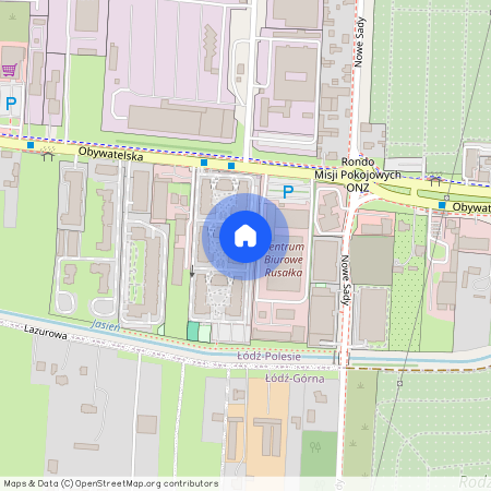 ul. Obywatelska, Nowe Sady, Polesie, Łódź, łódzkie