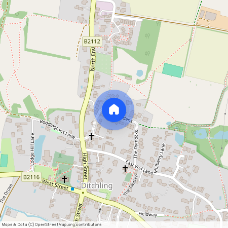 East Gardens, Ditchling Village BN6