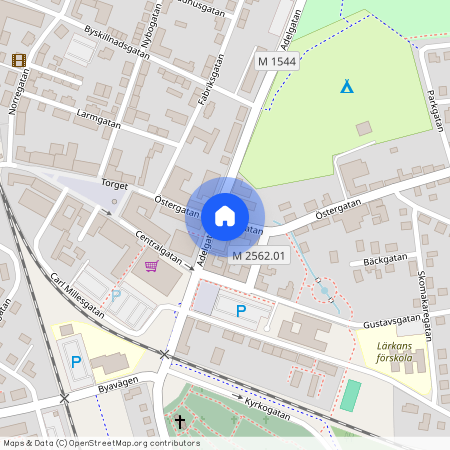 Centralt belägen 3:a Adelgatan 6, Tomelilla82 kvadratmeter.Ej balkong, Ej hiss