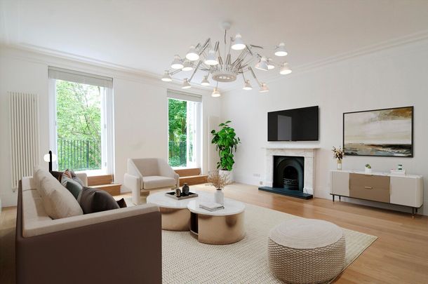 An exceptional duplex apartment with balcony, lift access and garden views, set on one of South Kensington’s most desirable garden squares. - Photo 1