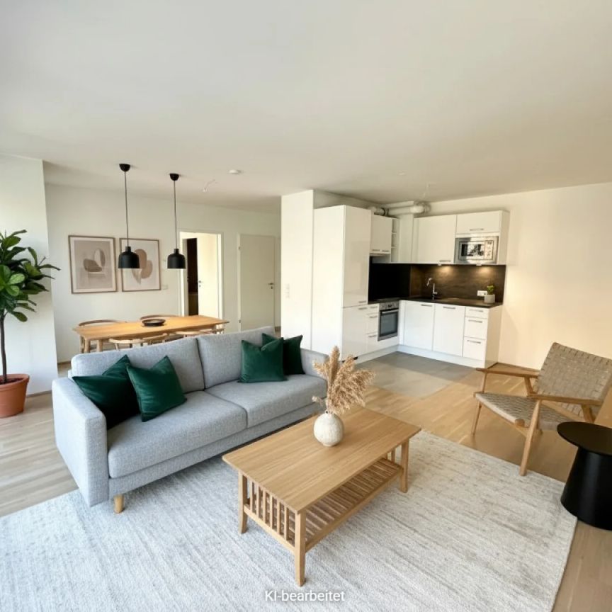 2-Zimmer-Wohnung im 4.OG nahe U6 Handelskai & S-Bahn! Moderner Neubau mit inkludierter Küche! - Photo 1