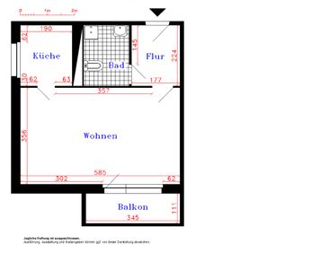 1-Raum-Wohnung mit Balkon und Aufzug - Photo 3