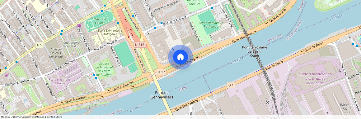 Quai Aulagnier, Francja, Asnières-Sur-Seine