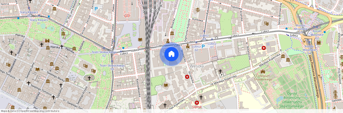 ul. Lubicz, Wesoła Wschód, Grzegórzki, Kraków, małopolskie