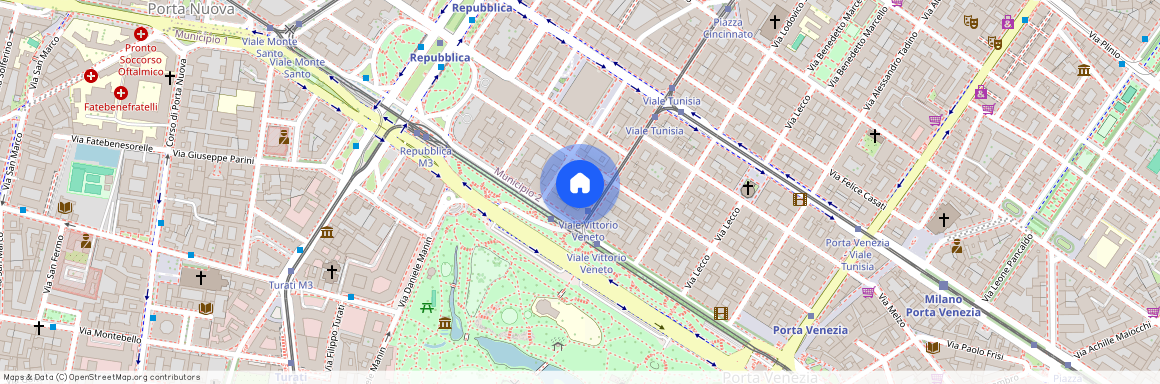 Viale Vittorio Veneto, Milan, Lombardy 20124