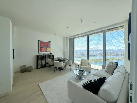 40. Etage - Westseitiges 2-Zimmer-Apartment mit Weitblick und Abendsonne - Photo 4