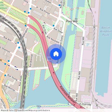 995 Rue de la Commune O., app. 2105, Montréal (Ville-Marie), H3C4H5