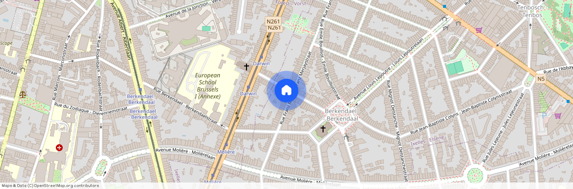 RUE DARWIN, 33, 1050, Ixelles