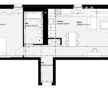 2.5 Zimmer, 83 m² - Photo 1