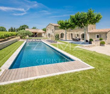 Luberon - Belle maison en pierres avec piscine - Photo 1