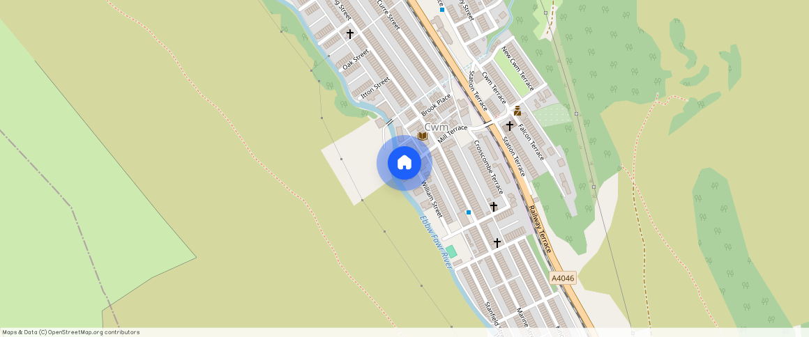 River Row, Cwm, NP23