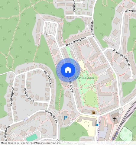 Adventsvägen, Göteborg